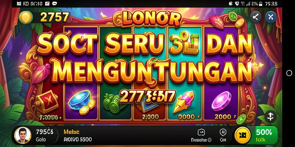 Tangkapan layar utama dari gameplay Slot yang mendebarkan.
