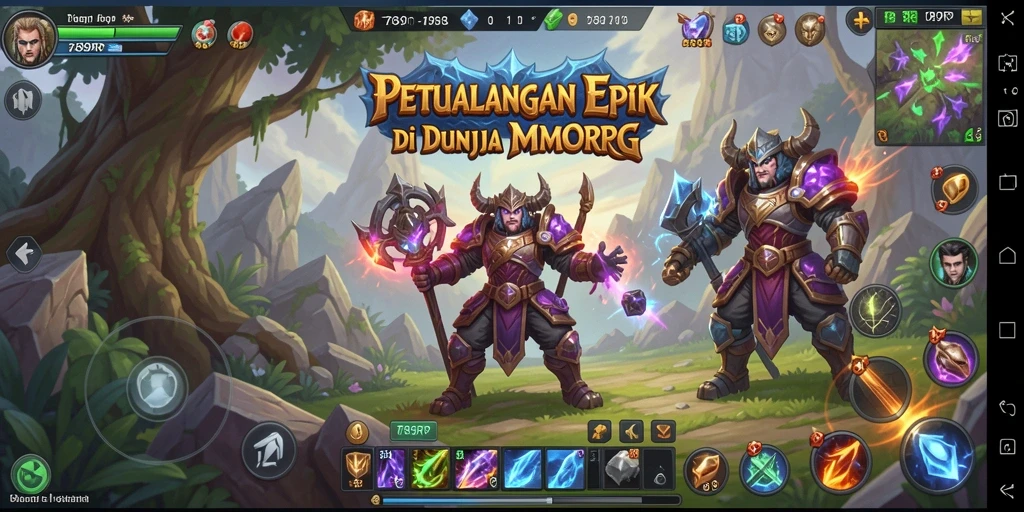 Screenshot gameplay 789RP menampilkan aksi seru di dunia MMORPG.