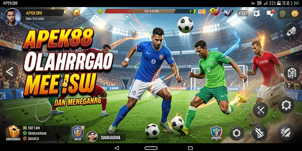 Tampilan gameplay yang mendebarkan dalam APEK88.