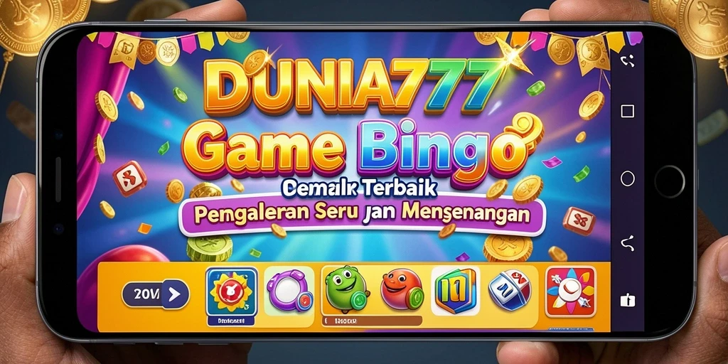 Screenshot gameplay DUNIA777 yang menampilkan suasana permainan Bingo yang seru.