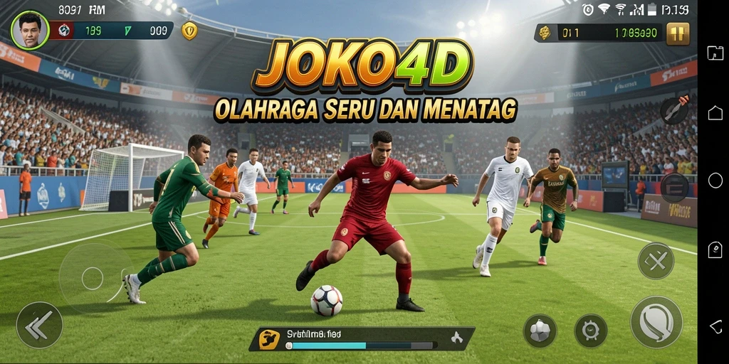 Tampilan utama JOKO4D menampilkan aksi olahraga yang mendebarkan.