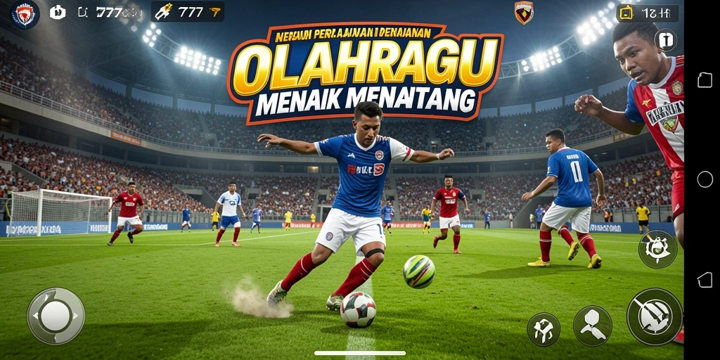 Tampilan gameplay L777 yang mendebarkan dan penuh aksi olahraga.