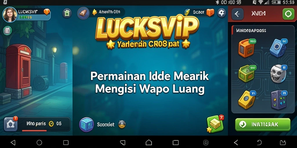 Tampilan gameplay LUCKSVIP yang menarik dan seru.