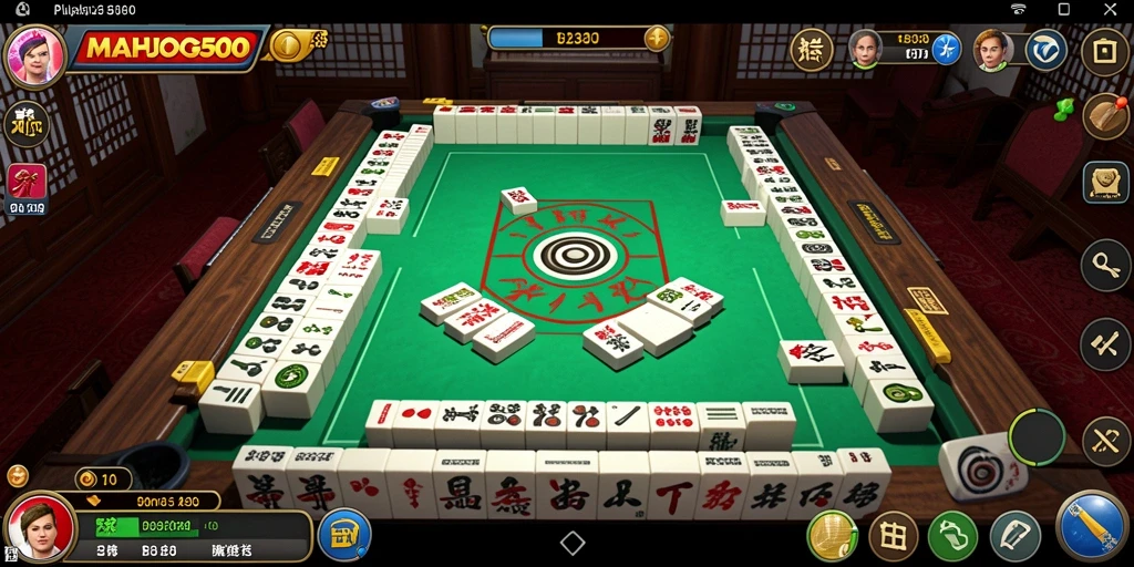 Tampilan gameplay MAHJONG500 yang menarik dan menantang.