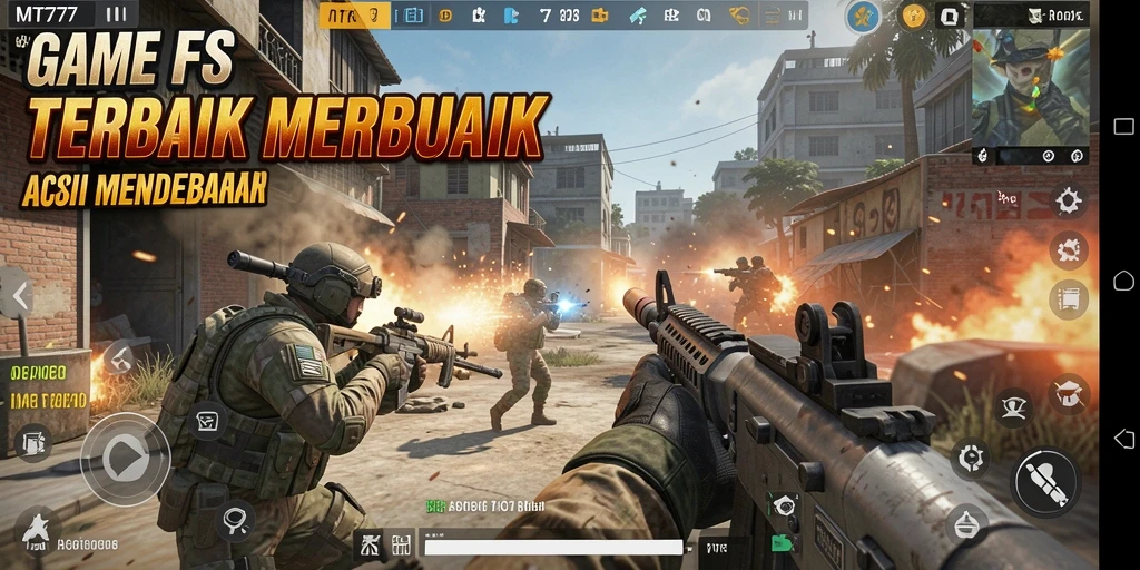 Screenshot dari gameplay <strong>MT777</strong> yang menampilkan aksi FPS yang mendebarkan.