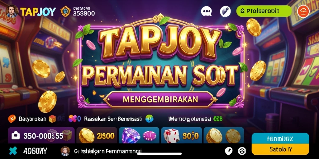 Gameplay seru dan mendebarkan dalam TAPJOY Slot.