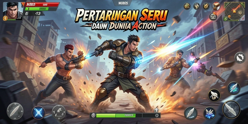 Screenshot dari gameplay menegangkan di WDBOS.