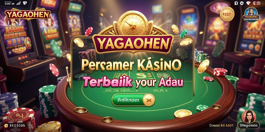 Tangkapan layar utama YAGAOHEN menampilkan suasana permainan Kasino yang mengasyikkan.